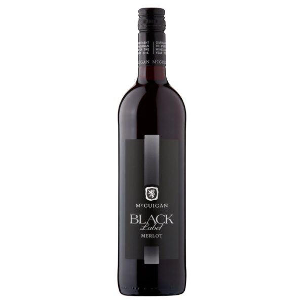 McGuigan Black Label Merlot 75 cl (6 Bottles)